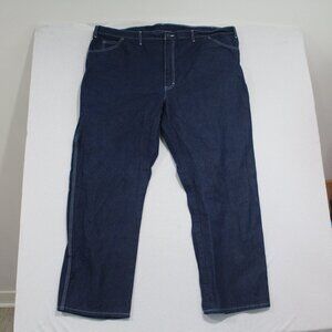 Dickies Work Men Blue Carpentar Jeans Relaxed Fit Size 50X32